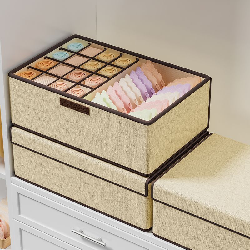 3-in-1 Lingerie Organizer - Divided Storage Box for Bras, Underwear & Socks | Closet Drawer Organizer for Intimate Apparel