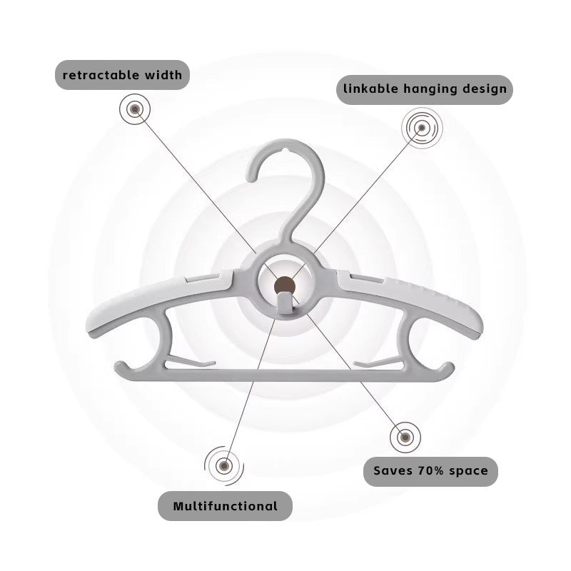 Non - Slip Adjustable Infant Hanger, Extendable 28 - 37cm